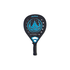 Zembla Alpha 2 Padelracket - Alpha Series - Zwart/blauw