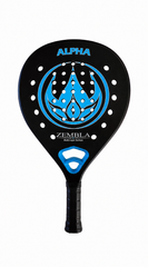 Zembla Alpha 2 Padelracket - Alpha Series - Zwart/blauw